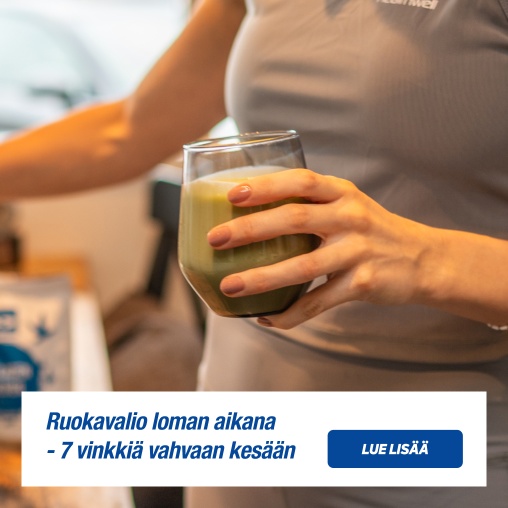 Ruokavalio loman aikana  7 vinkki vahvaan kesn